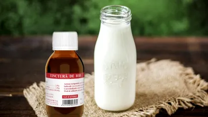 A turnat iod în lapte și l-a agitat bine de tot. La ce a folosit acest truc ieftin și genial