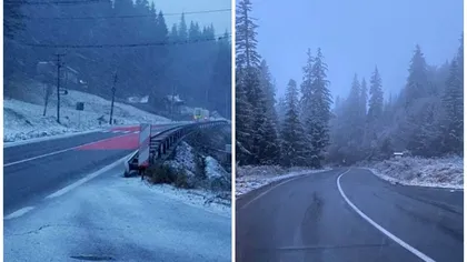 Ninge ca-n povești în Harghita, însă asta le-a dat de cap drumarilor, care acționează pe drumurile din zonele înalte ale judeţului