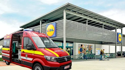 Femeie luată cu ambulanța dintr-un magazin LIDL România. Ce oroare i s-a putut întâmpla la cumpărături
