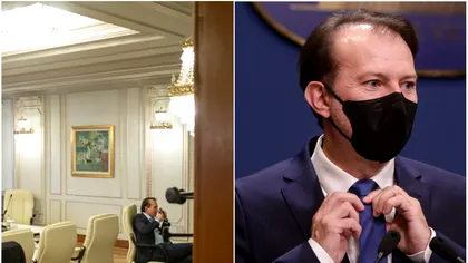 Florin Cîțu, fără mască în Parlament. Ce alte nume grele din politică erau alături de el