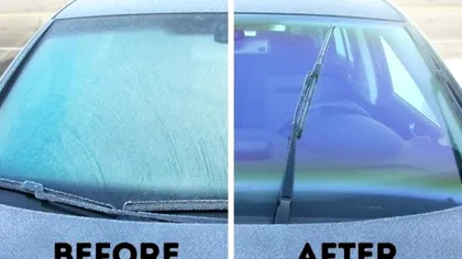 Leguma care îți ține parbrizul dezghețat pe timp de iarnă. Este ieftină și trebuie doar să o freci de geam