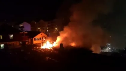 Ultima oră! Incendiu puternic la o pensiune din Cluj-Napoca. O tânără a murit, iar alte două persoane sunt în stare critică