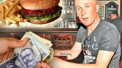 Cât costă un burger cu cartofi prăjiți în pub-ul lui Mugur Mihăescu. Nu e de mirare că a făcut mare avere!