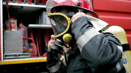 Explozie puternică la o stație de betoane din Voluntari. Casele din apropiere au fost acoperite de o cantitate mare de praf de ciment VIDEO