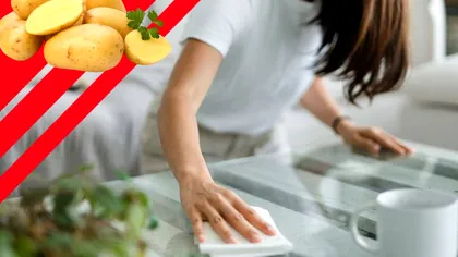 A tăiat un cartof în două și apoi a încercat ceva nemaiauzit. Trucul pe care trebuie să-l știe gospodinele pentru casă