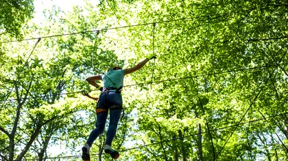 Aventura Parc în Pădurea Gârboavele, Galați. Ce vor găsi turiștii aici