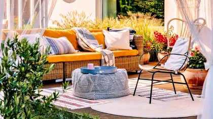Idei originale pentru decorarea terasei. Ce poți să faci pe balcon sau la casa ta