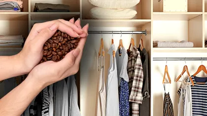 O femeie a pus boabe de cafea în șifonier și a lăsat așa câteva ore. Nu i-a venit să creadă ce s-a întâmplat după