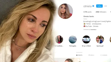 Otniela, în lacrimi pe Instagram. Ce a pățit vedeta: „Îmi este greu”