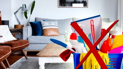 Trucurile pentru a face curățenie mai rar. Cum poți să fii mai eficient, de fapt