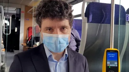 Nicușor Dan, plimbare de probă pe patru rute feroviare din jurul orașului cu primul tren metropolitan. Mesajul transmis de primarul Capitalei către cetățeni