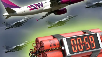 Alertă cu bombă într-un avion Wizz Air! Aeronava a fost escortată de avioane românești de vânătoare