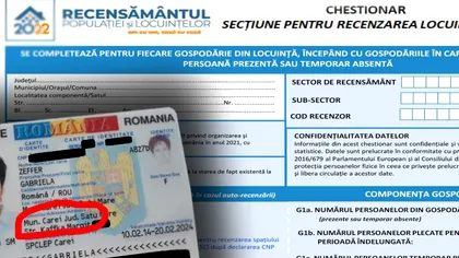 Cum să completezi formularul pentru Recensământ 2022 dacă stai la altă adresă față de cea din buletin