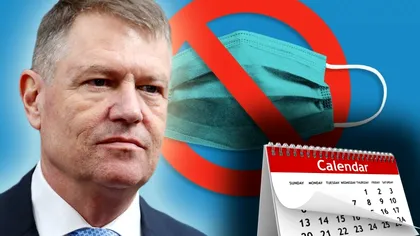 Data în care se renunță la mască în România. Klaus Iohannis, anunț de ultimă oră despre starea de alertă VIDEO