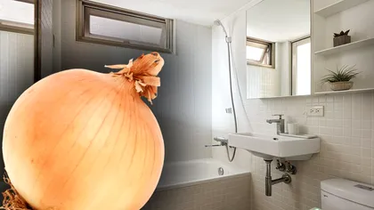 De ce să pui o ceapă în baie. Trucul secret de care au auzit foarte puțini oameni