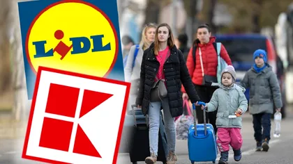 Lidl și Kaufland România sar în ajutorul refugiaților ucraineni. Câte milioane de euro sunt alocate