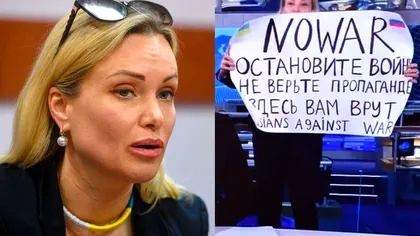 Probleme majore pentru Marina Ovsiannikova, cea care a protestat în direct la televiziunea rusă: „Îmi este frică, chiar foarte frică”