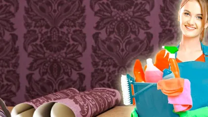Soluțiile care curăță tapetul din casa ta, în funcție de materialul din care e făcut. Trebuie să le încerci
