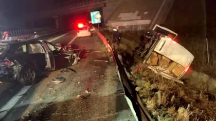 Tânăr de 26 de ani, mort în urma unui accident rutier de pe autostrada A1. Alte două persoane au fost rănite