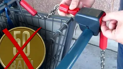Trucul banal prin care deblochezi cărucioarele din Lidl și Kaufland, fără moneda de 50 de bani. Care e secretul