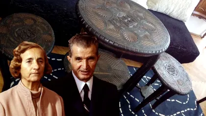 Măsuța lui Nicolae și a Elenei Ceaușescu se vinde. Costă o mică avere, dar e o bucată din istoria României
