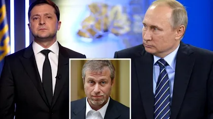 Bilet de pace trimis în secret de Volodimir Zelenski către Vladimir Putin prin intermediul lui Roman Abramovici. Reacția neașteptată a liderului de la Kremlin