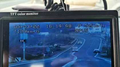 Șofer băut și drogat, prins de polițiștii din Hunedoara în timp ce rula cu o viteză de 222 km/h. Ce amendă a primit tânărul