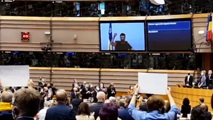 Volodimir Zelenski, mesaj emoționant către eurodeputați: „Dovediți că nu ne veți lăsa baltă