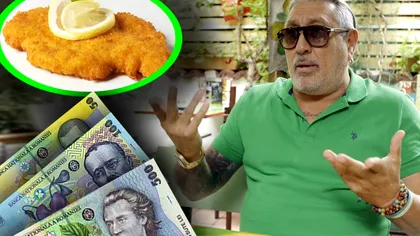 Cât costă mâncarea la restaurantul lui Serghei Mizil, de fapt. Preț colosal pentru un șnițel milanez de vită