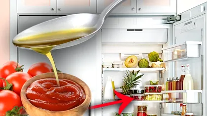 Ce se întâmplă dacă pui două linguri de ulei peste pasta de tomate și apoi o așezi în frigider. Scapi de o mare problemă
