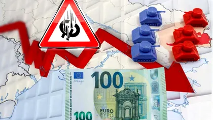 Euro încasează cea mai cruntă lovitură din ultimii 2 ani, în plin război Rusia - Ucraina