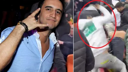 Lucian Becali s-a luat la bătaie pe Arena Națională. Foto din timpul incidentului. Prima reacție a acestuia