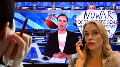 Cine a angajat-o pe jurnalista rusă care a avut un mesaj anti-război în direct la TV. Veste excelentă pentru ea