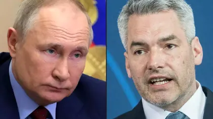 Ce s-a întâmplat la întâlnirea dintre Vladimir Putin și cancelarul Austriei: ‘A fost o discuție dură’