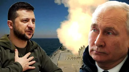 Volodimir Zelenski, mesaj ironic la adresa lui Vladimir Putin. Cum l-a umilit pe liderul Kremlinului după scufundarea crucișătorului „Moscova