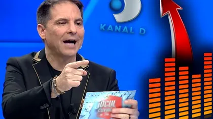 Dan Negru este de nebătut și la Kanal D. „Regele audiențelor” a fost din nou pe primul loc