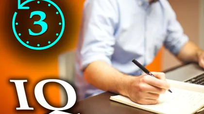 Testul IQ care se rezolvă în 3 minute. Ce tip de inteligență ai, în funcție de răspunsuri