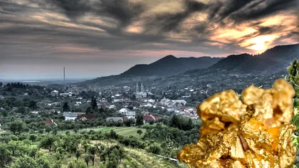 Orașul din România care are „drumuri pavate cu aur