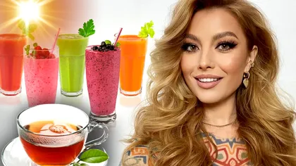 Ce băutură consumă Elena Gheorghe în fiecare dimineață. Bea zilnic două lichide când se trezește