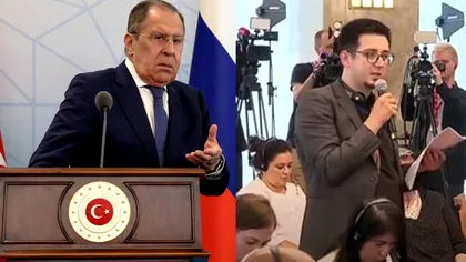 Serghei Lavrov, făcut knockout de un jurnalist ucrainean în timpul unei conferințe. Întrebarea la care omul de încredere al lui Putin nu se aștepta niciodată