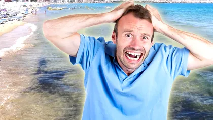 Panică pe o plajă din Bulgaria. Turiștii din Sunny Beach au crezut că nu văd bine. Ce au descoperit în apă