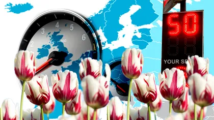 Satul din Europa unde se folosesc flori pentru a reduce viteza șoferilor. Ce se întâmplă