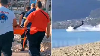 Ultima oră! Copilotul român aflat în elicopterul prăbușit în Marea Egee a murit. Vezi momentul tragediei