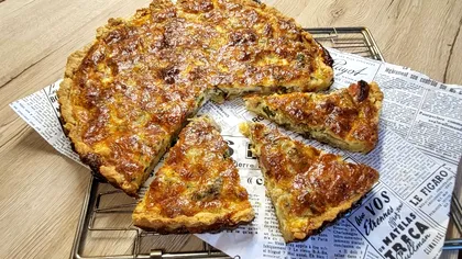 Quiche cu umplutură de șuncă și cașcaval. Secrete pentru a face o crustă de tartă perfectă