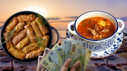 Cât costă o porţie de sarmale sau o ciorbă pe litoralul românesc. Preţurile au luat-o razna