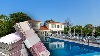 Hotelul din România care se vinde cu peste un milion de euro. Totul e decorat în stil grecesc