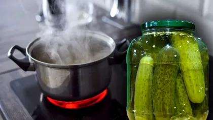 Murături cu apă fiartă. Secretul să se mențină tari și crocante toată iarna