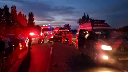 Accident grav în Constanța după impactul dintre două autoturisme. Șase victime, printre care și doi copii, au fost transportate de urgență la spital