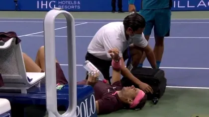 Rafael Nadal și-a speriat fanii la US Open 2022. Campionul spaniol a oprit meciul, s-a întins pe jos și a cerut intervenția echipei medicale - VIDEO & FOTO