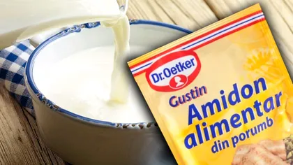 A amestecat amidon cu lapte. Motivul e cu totul neaşteptat, o să procedezi doar aşa de acum în casă
